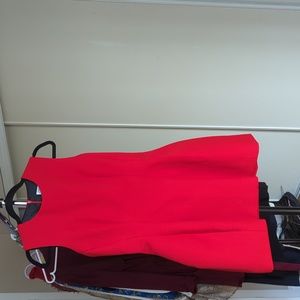 Red Mini dress Zara